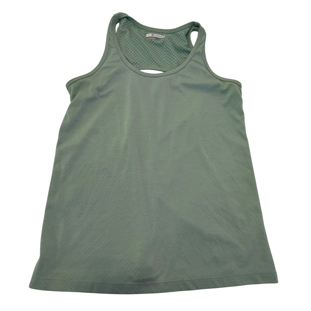 Columbia Omni-Freeze Zero Tank Top Sage Green Womens Small Racerback Activewear